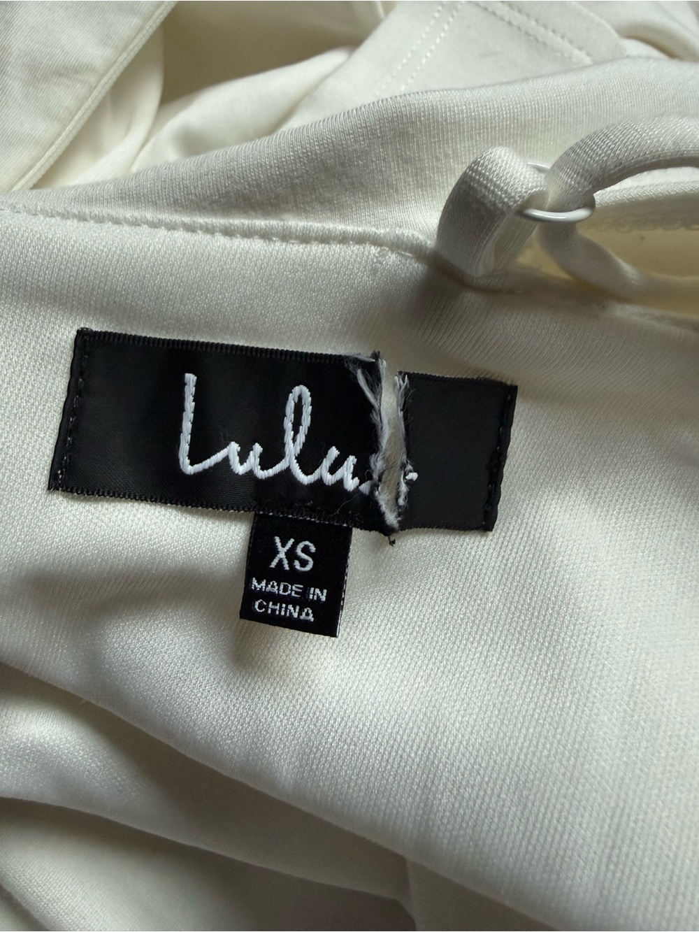 Lulu's Cream Off-Shoulder Ruffle Midi Dress - Picture 5 of 5